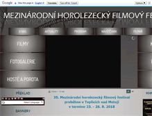 Tablet Screenshot of horolezeckyfestival.cz